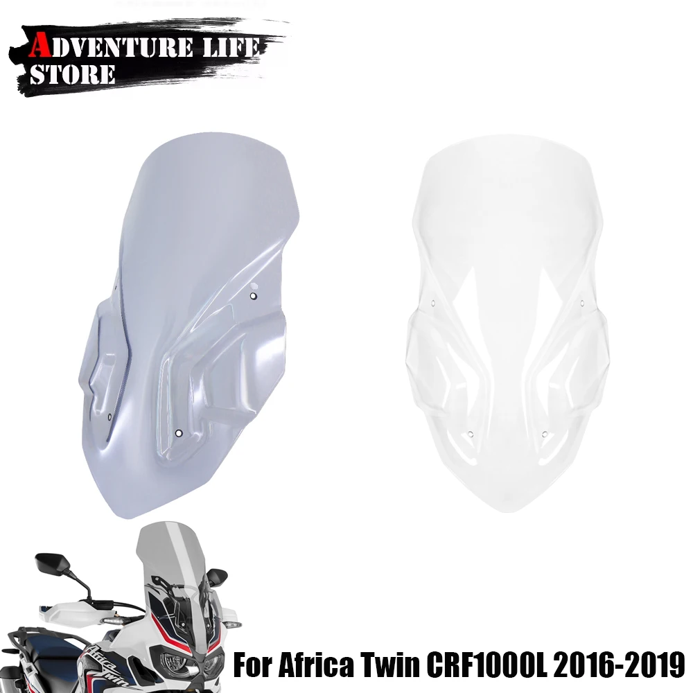 Parabrezza della carenatura del parabrezza dello schermo del motociclo per Honda Africa Twin CRF1000L CRF 1000L 1000 L protezione del deflettore dello schermo del vento