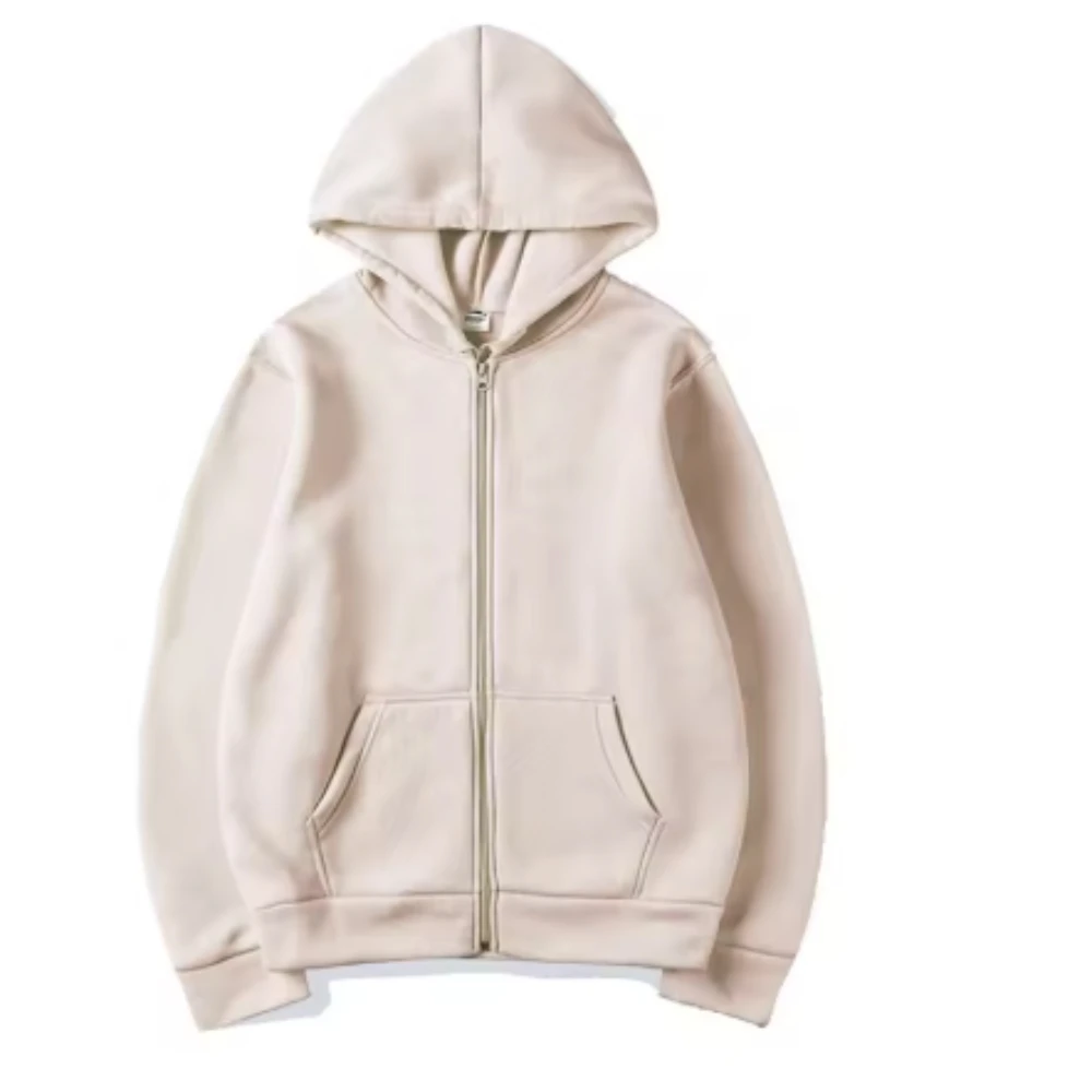 سترة رياضية للرجال كاجوال بأكمام طويلة بتصميم جديد مع قلنسوة وسحاب للأنشطة الخارجية والمشي لمسافات طويلة والسفر والجري