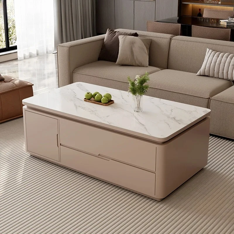 

Современный журнальный столик-тумба для телевизора, комбинация для дома, гостиной, небольшой квартиры, простой дизайн.