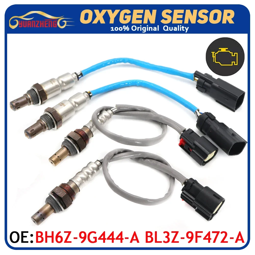 

4x Downstream & Upstream Lambda O2 Oxygen Sensor BH6Z-9G444-A BL3Z-9F472-A For Ford Edge Explorer Lincoln MKX Mazda 6 CX-9 11-15