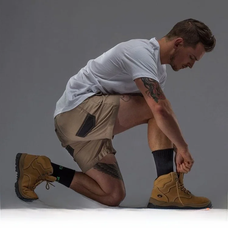 

Хлопковая рабочая одежда Heavy Du orts Мужские брюки пять четвертей Всепогодные летние повседневные брюки Прямые брюки Qui Dry