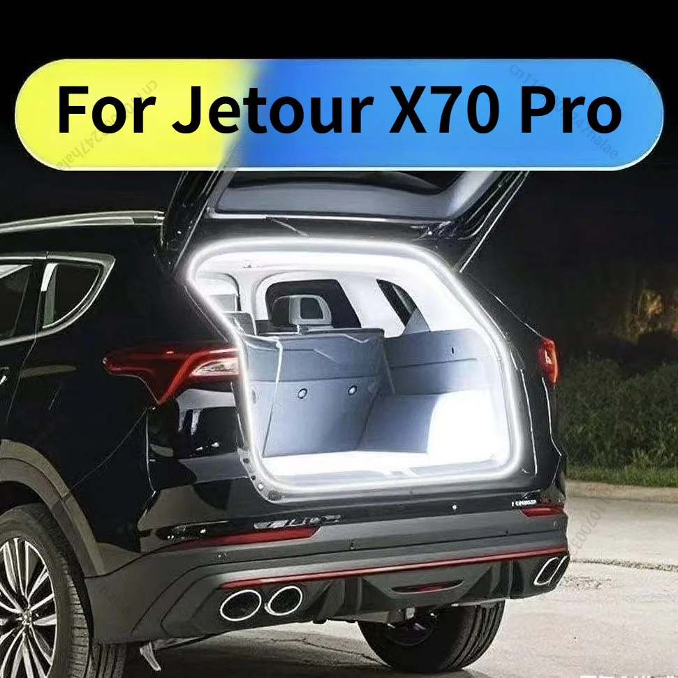 For Jetour X70 Pro Trunk Atmosphere Light, Tail Box LED Illumination Welcome Light Interior Decor Mod Parts Easy-install