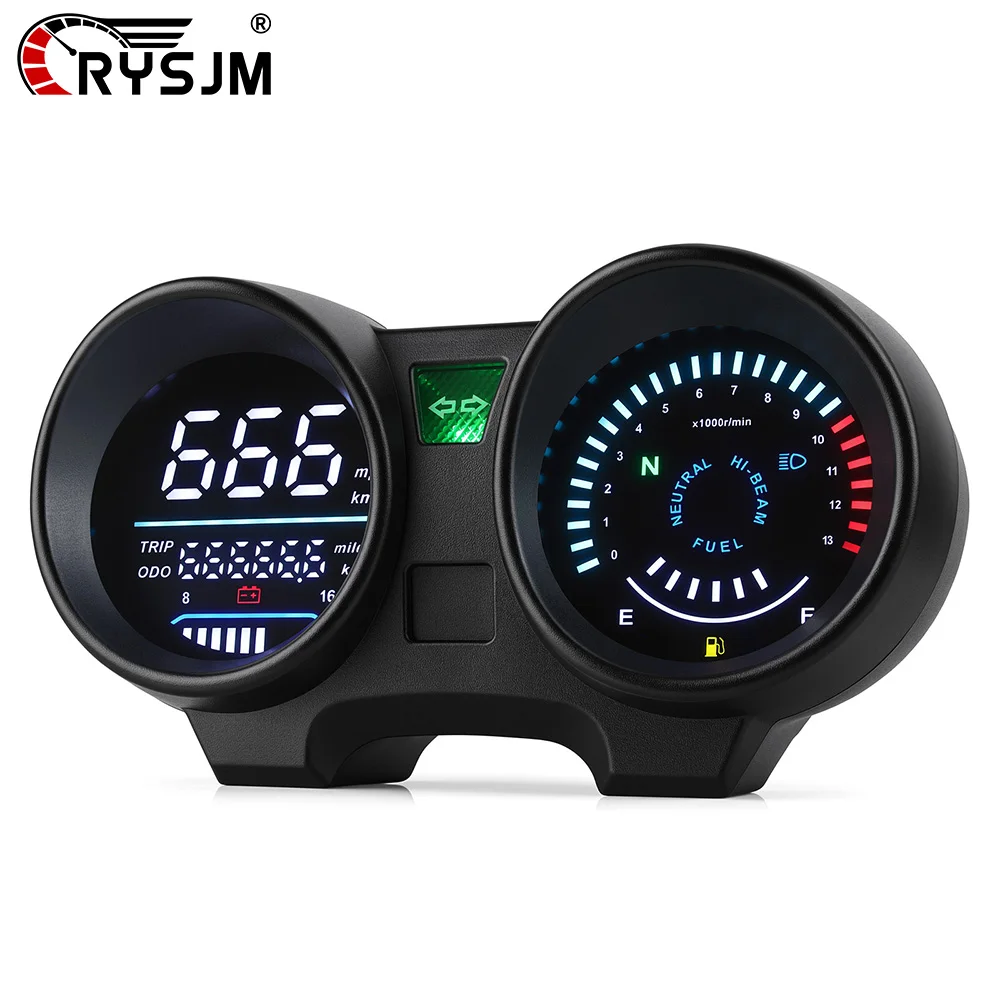 オートバイスピードメーター-led-デジタルダッシュボード-rpm-速度燃料レベル電圧計ブラジル用-titan-150-ホンダ-cg150-fan150-2010-2012