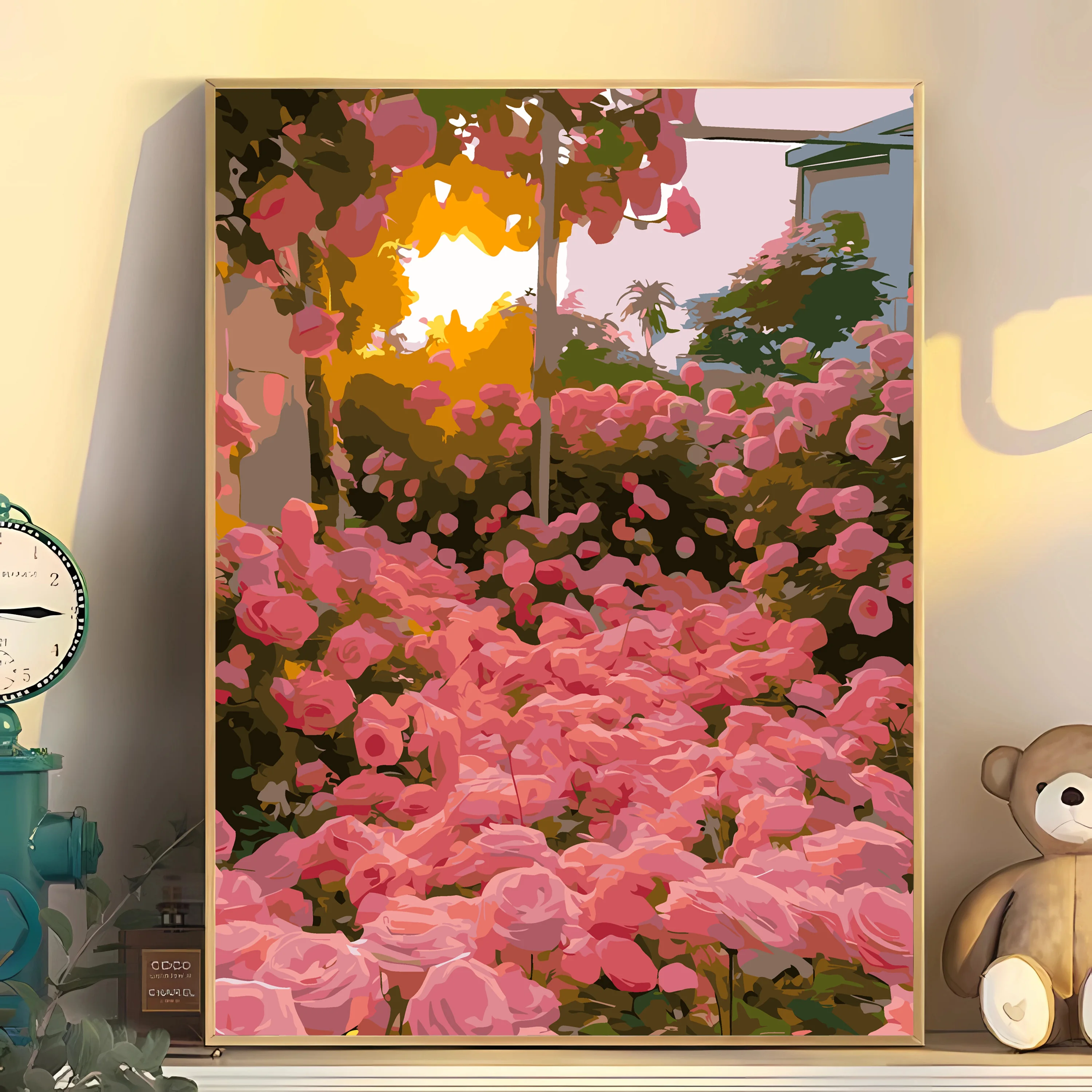 

5409571 Digital oil painting living room decorative painting sofa background wall hanging painting
