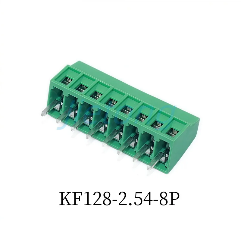 10pcs KF128 2.54mm 0.1"Pitch PCB Screw Terminal Block Connector 2P 3P 4P 5P 6P 7P 8P 10P 12P 14P 16P Terminals for 26AWG Cable