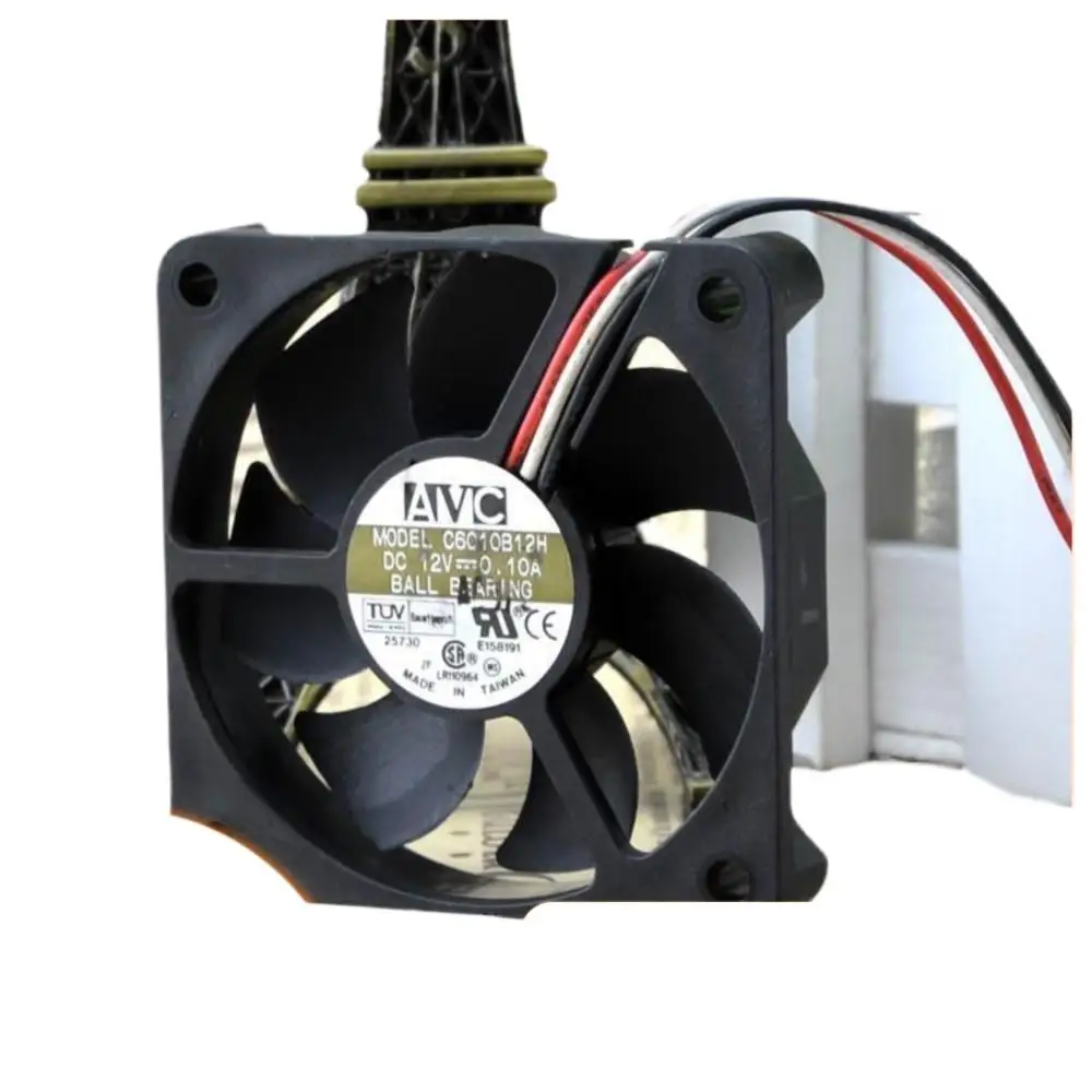 

AVC 6010 12V 0.10A 6cm Silent Power Fan C6010B12H for CPU Case, Server, Cooling Computers, PC Cases, Workstations