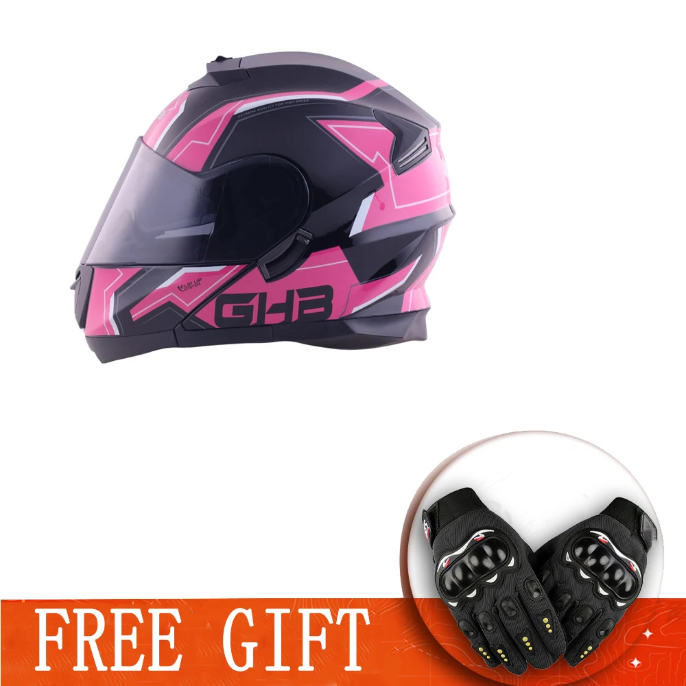 

Full Face Racing Rosto Cheio Capacete Da Motocicleta Modular Helmet Flip Up Motorcycle Helmet Man Women Double Lens Casco Moto