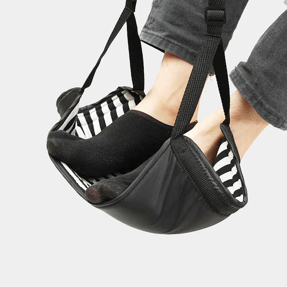 Hammock Portable Travel Footrest For Long-Distance Flight Car Office Supports Leg Lower Back Relief Stiffness Swelling