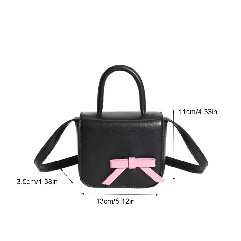 Flap Strik Schoudertas In Effen Kleur Mini Pols Tas Lederen Crossbody Tas Opbergtas All-Match Small Message Bag Shopping