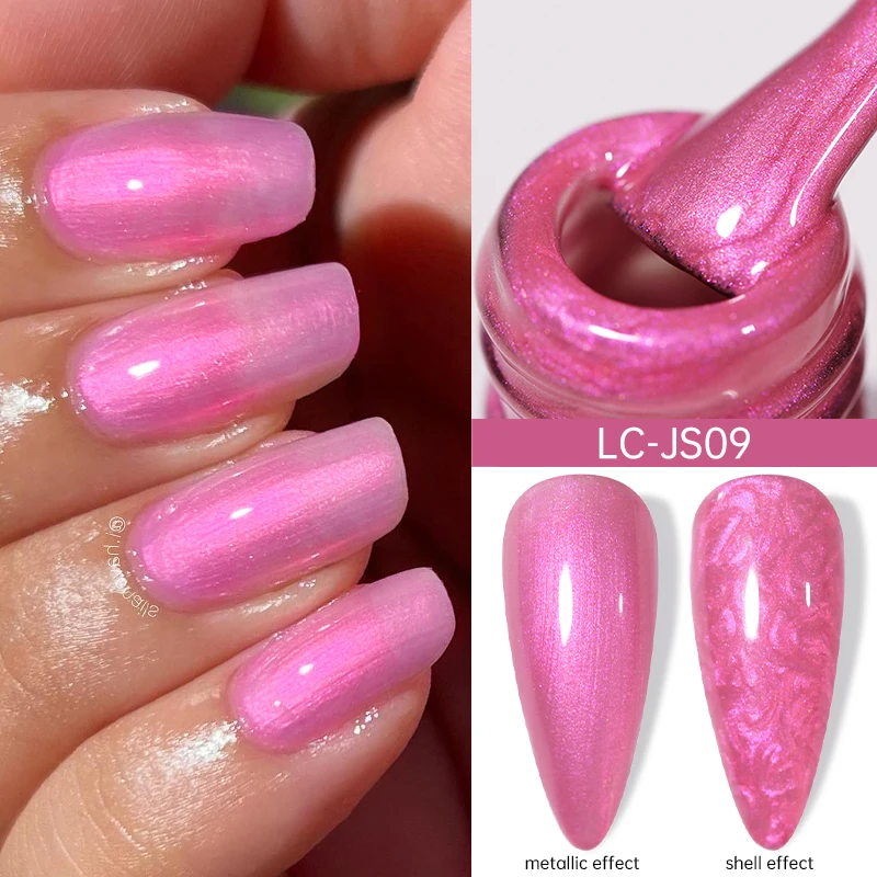 LILYCUTE 7ML Helder Roze Fluorescerende Fonkelende Gel Nagellak Neon Seies Kleurrijke Stralende Glitter Manicure Nail Art UV Gel