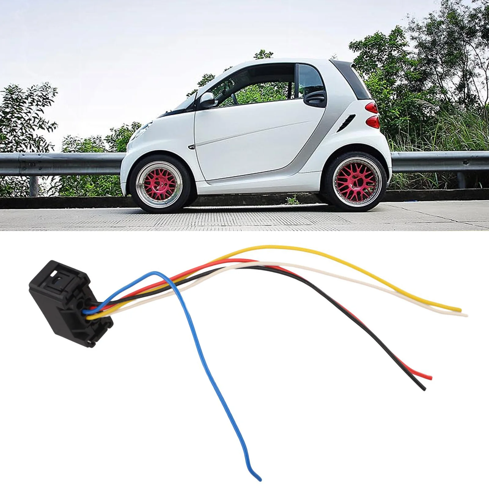Cable Elongated for Alternator 1321500333 Replacement Part Compatible with For Smart For Two 451 MHD 2007 2015 Models
