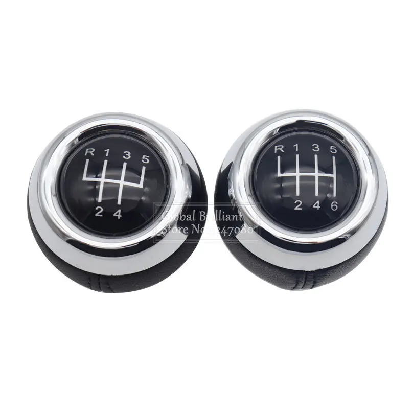 5 6 Speed Car Gear Shift Knob MT Lever Shifter Knob Head Black Case For Mini Cooper R55 R56 R57 R58 R59 R60 R61 F54 F55 F56 F57