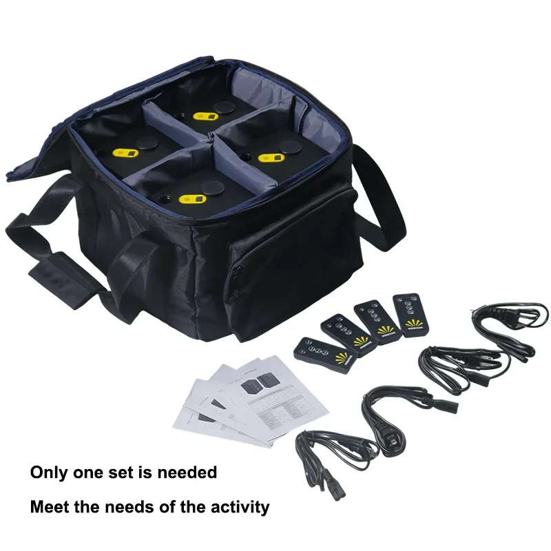 4 PCS One Set Mini Cold Spark Machine Dj Party Stage Cold Sparkler Machine Remote Control Cold Fountain Spark Machine