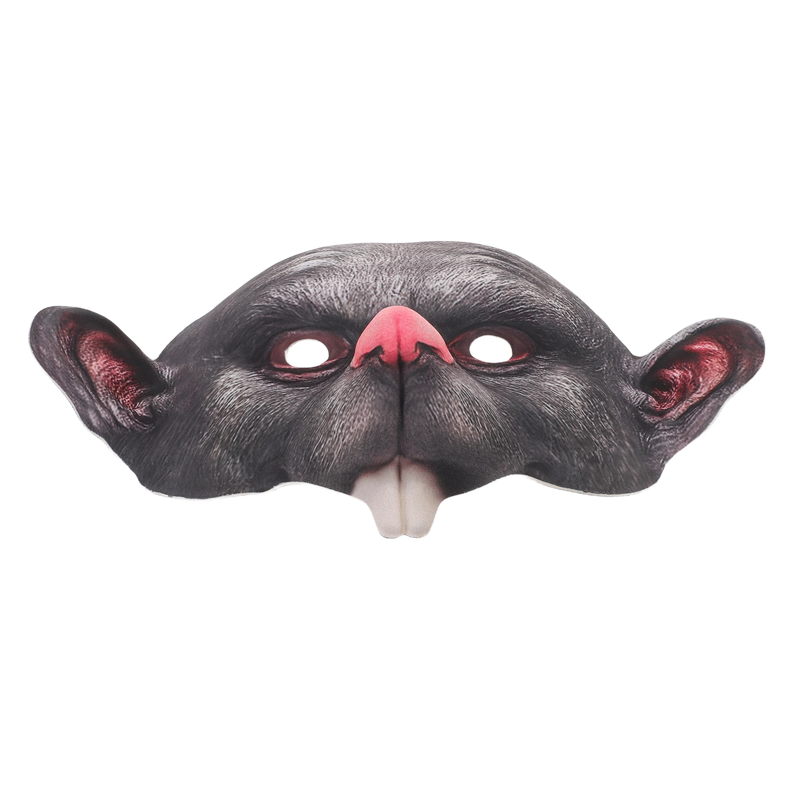 

Party Decoration Mask: 3D Realistic Mouse Half Face For Halloween Carnival Cosplay Masquerade Photo Booth Prop Costume
