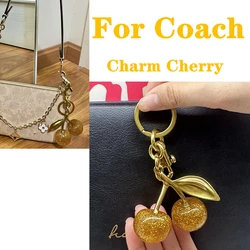 Internet Celebrity Style Bag Charm Pendant For Handbag Shoulder Bags Golden Crystal Women's Purse Keychain Accessories