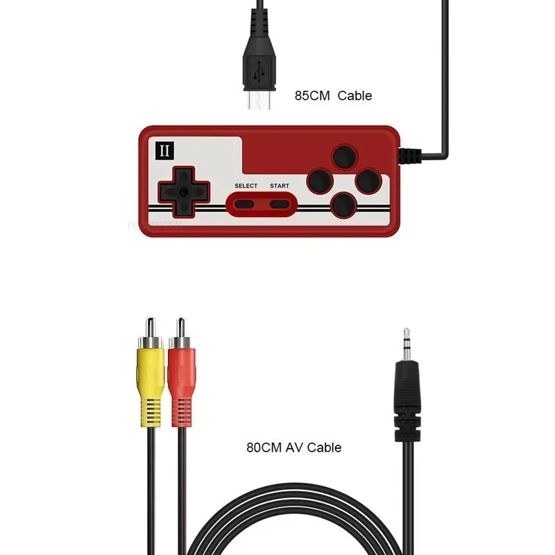 Portable Retro Mini Video Game Console 8-Bit Handheld Game Player Built-in 500 games AV Out Game Console Gameboy videojuego image 6