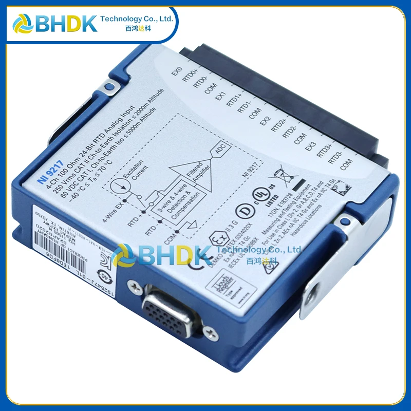 For NI-9217 4 Channels RTD Temperature Collecting DAQ Module For Industrial Environment Monitoring