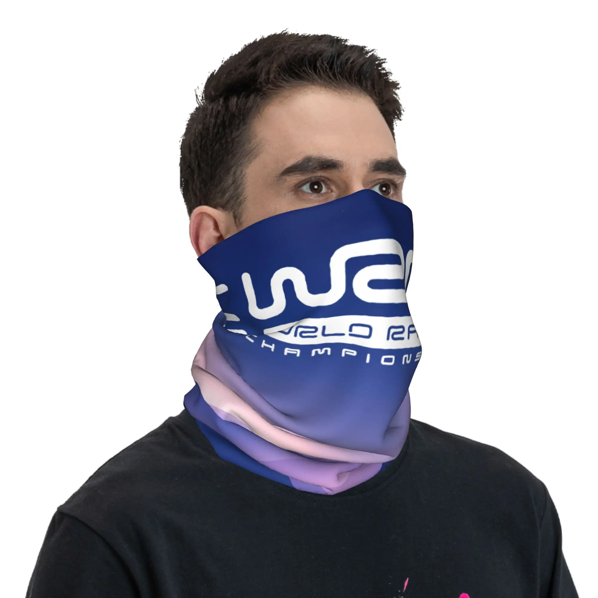 カスタムオートバイクロスレーシングロゴネックゲイター男性女性 UV 保護冬バンダナスカーフハイキング用