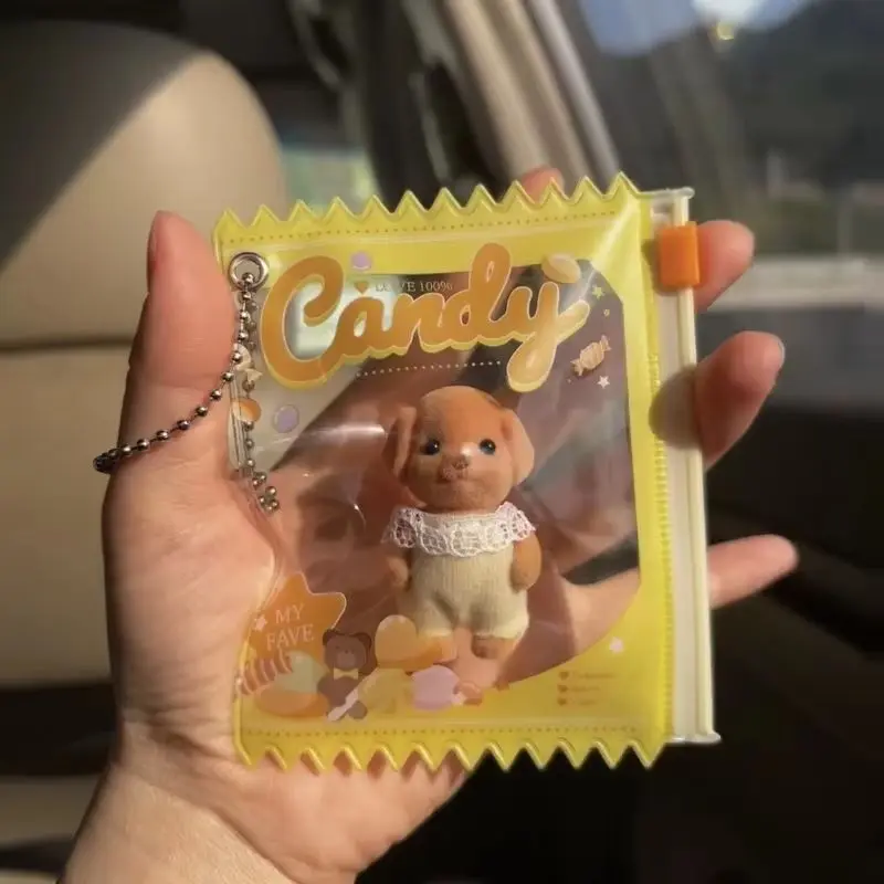 5/10/15 buah tas debu liontin lucu kartun keluarga sylvanans dengan gantungan kunci Aksesori perlengkapan penyimpanan tas permen Mini