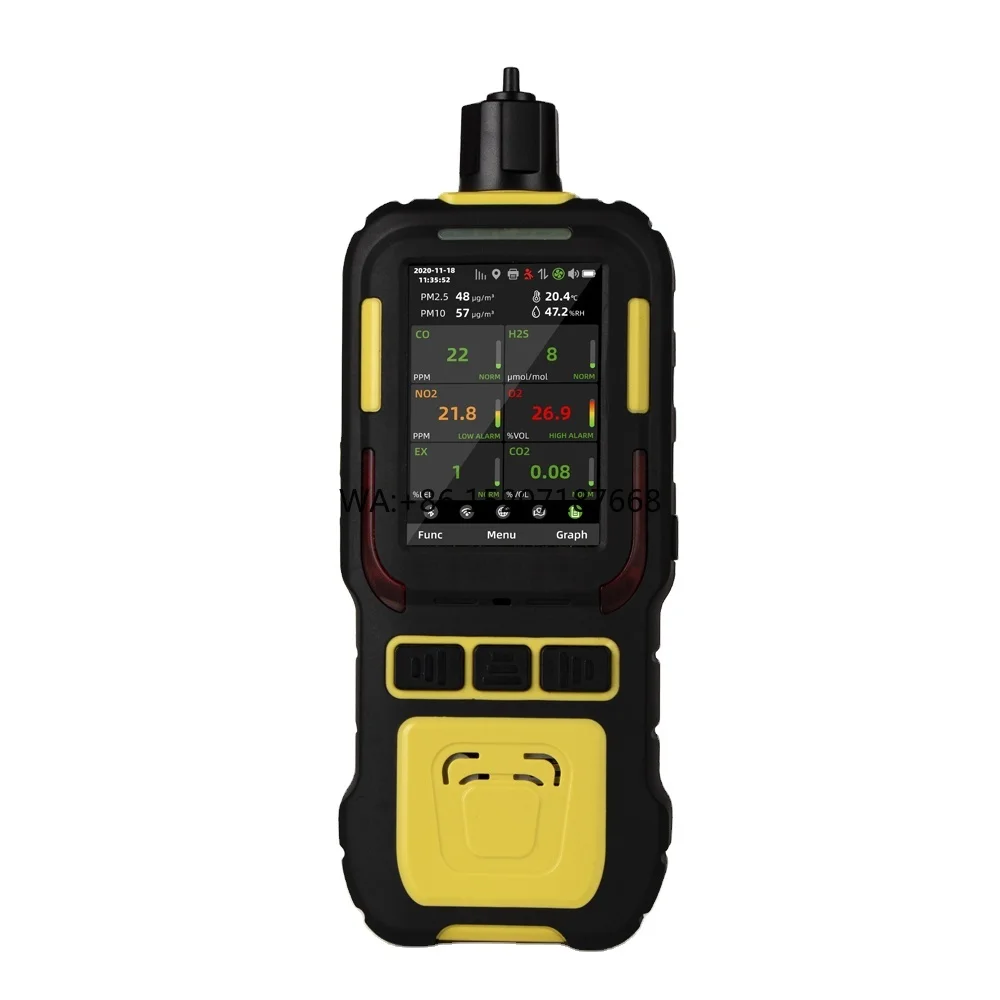 

SKA-301High Quality Portable Gas Detector Controller Carbon Dioxide and Oxygen Analyzer