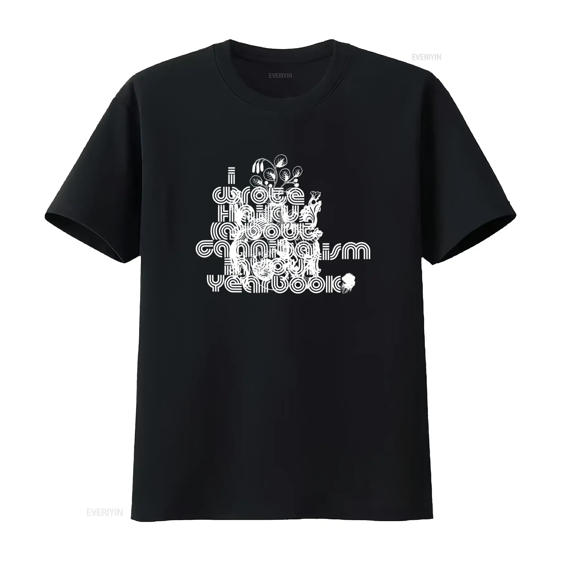 I Wrote Haikus About Cannibalism In Your Yearbook T Shirt for Hardcore Screamo Band Fans vintage Washed Unisex fashion graphic