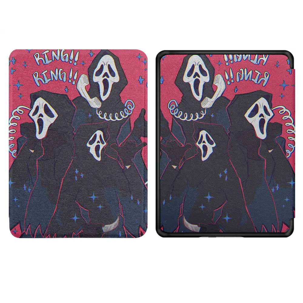 Kindle Fall Paper white3th Silikon Soft shell Funda 6,8 11. 8. Generation Paper white11. in vier ungewöhnlichen Mustern