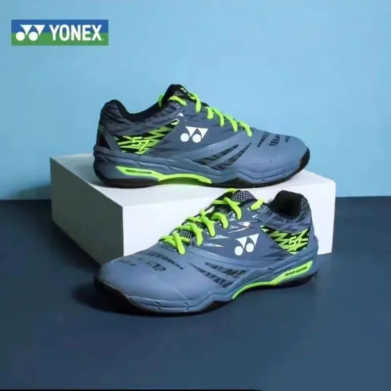 Brand YONEX Badminton Shoes Unisex 57EX YY High-quality Shock-absorbing Breathable Non-slip Training Sports Tennis Sneakers