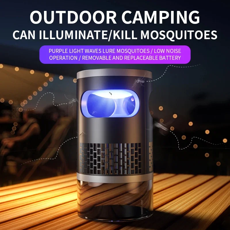 Mosquito Light Wireless Electric Silent Type-C Rechargeable Inhalable Trapping Mosquito Killers Outdoor Camping Household view 5