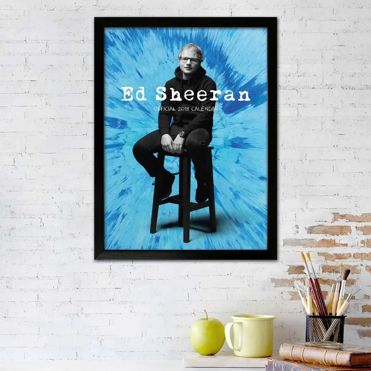 Ed Sheeran Canvas Art Poster and Wall Art Picture Print, Modern Family Bedroom Decor Posters,Decorative painting