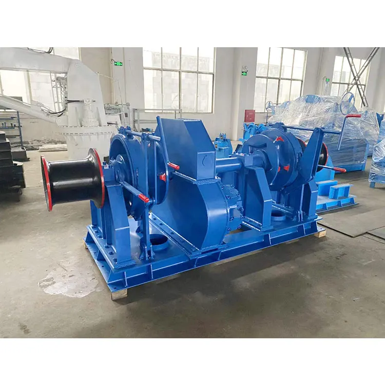 Marine Boat Use Hydraulic Boat Anchor Winch Certificate 50KN 15KN Windlass Customization