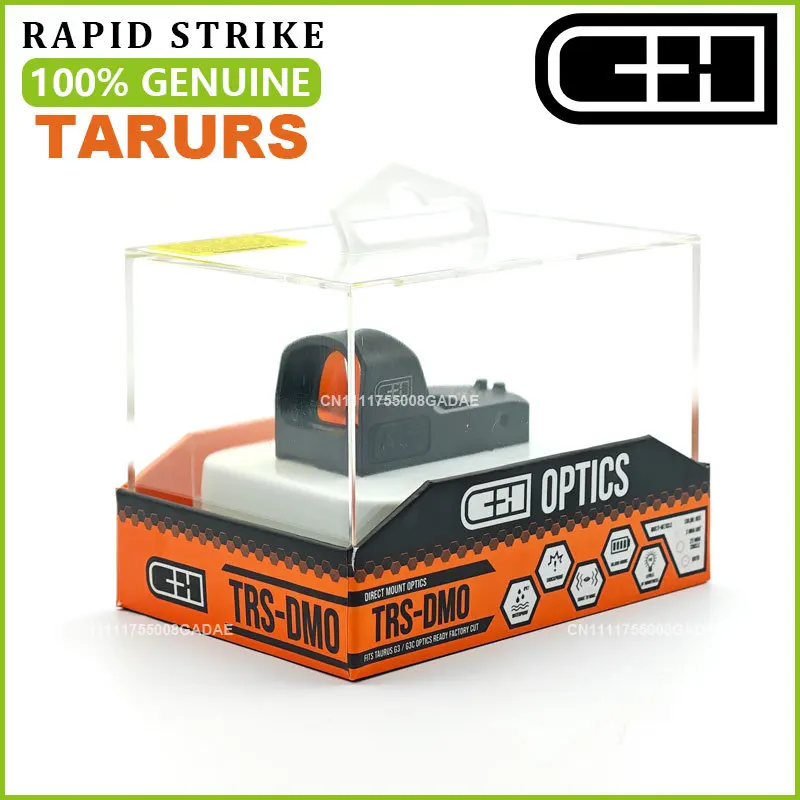 

Оригинальный оптический прицел C&H TRS-DMO с прямым креплением для пистолетов Taurus Optics Ready (G3) с многофункциональной сеткой, компактный рефлекторный прицел с красной точкой