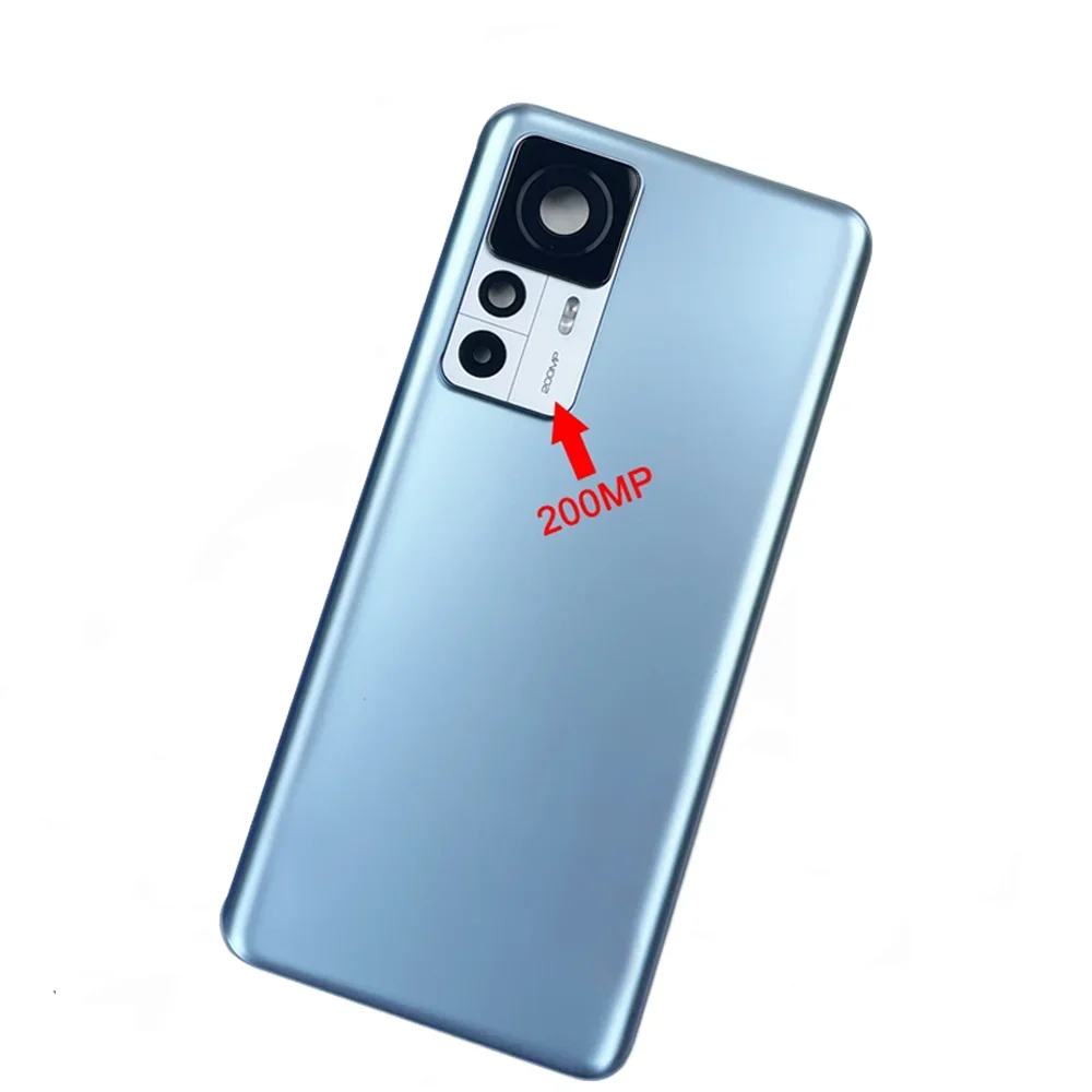 For Xiaomi 12T Pro Battery Cover Mi 12T Back Glass Door Case Replacement Rear Housing With Camera Frame Lens Adhesive