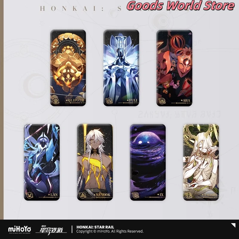 

Оригинальный значок Honkai Star Rail Nanook Qlipoth Aha Lan Yaoshi Ix Fuli, значок Mihoyo, официальный натуральный значок для косплея, аниме-фигурка, подарки