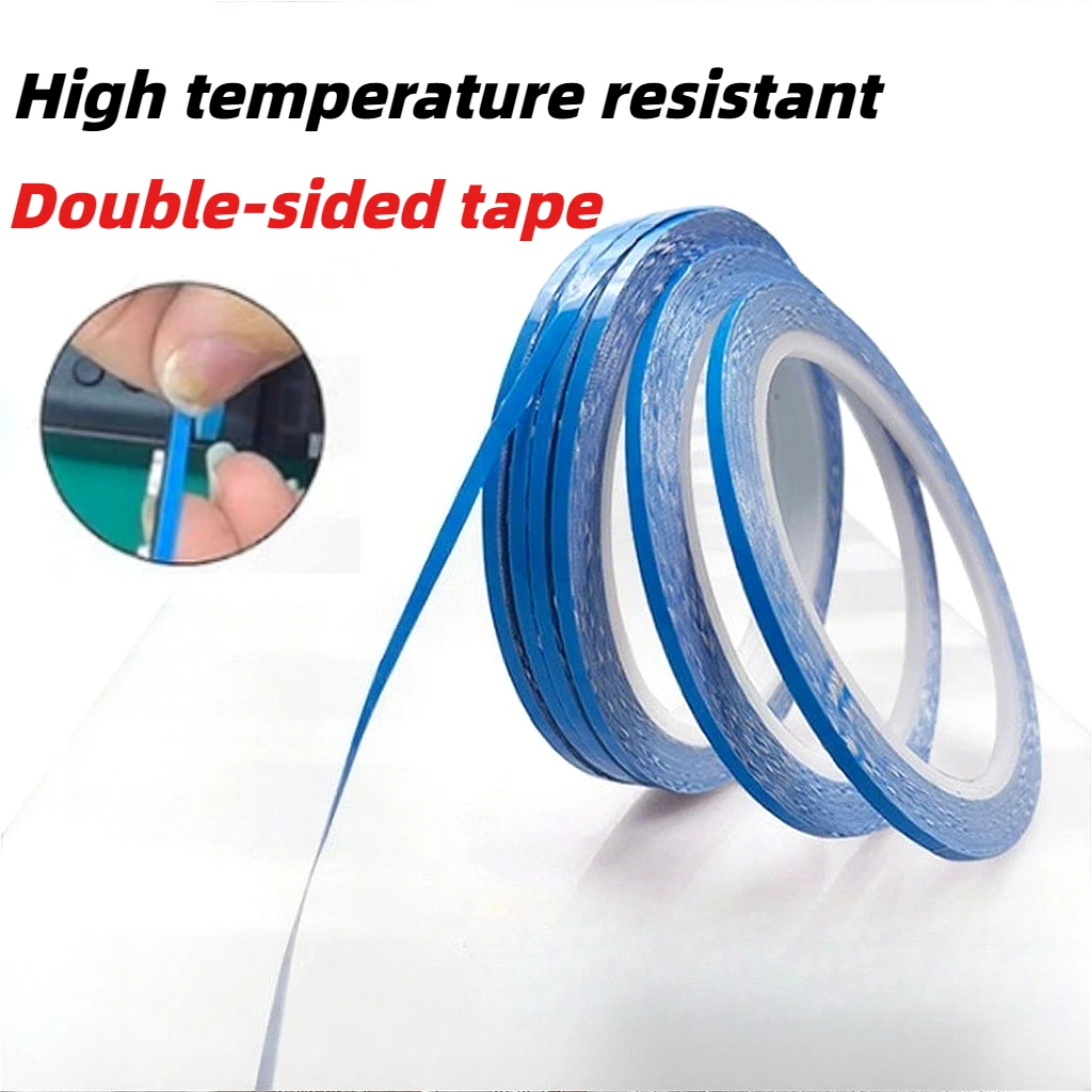 Blue High Temperature Resistant Double Sided Adhesive Sticker for TV Backlight LED Strips Back Tape