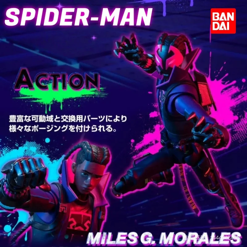 

New Genuine Bandai Spider-Man Character Model Toys Collectibles Holiday Gift Desktop Ornaments In Stock