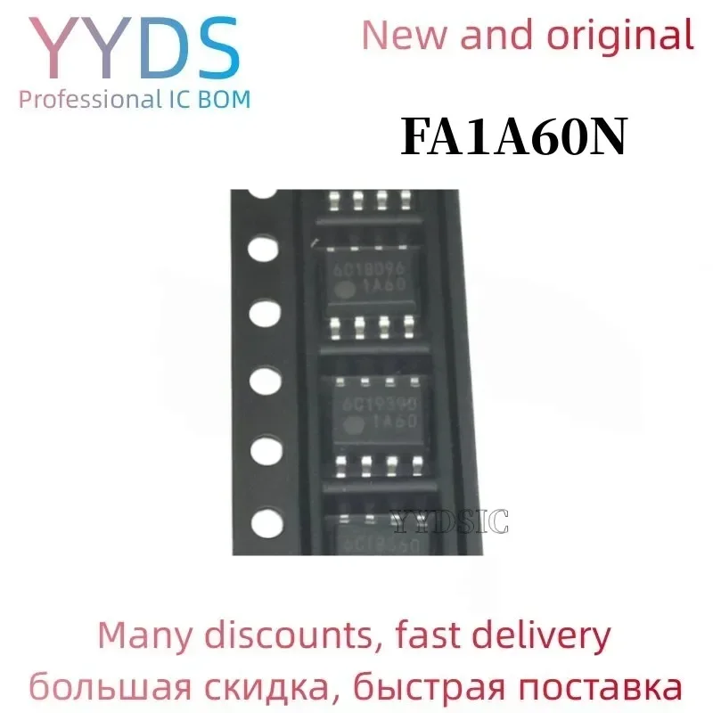 10 Uds FA1A60N-C6-L3 FA1A60N FA1A60 SOP8 nuevo CHIP LCD IC en STOCK