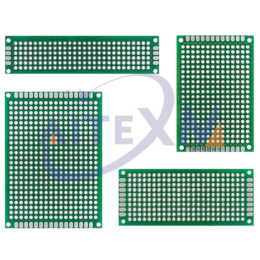 4x4PCS PCB Set 2.54MM Breadboard Printed Circuit Board 2x8 3x7 4x6 5x7 Each 4PCS For Arduino YANXD