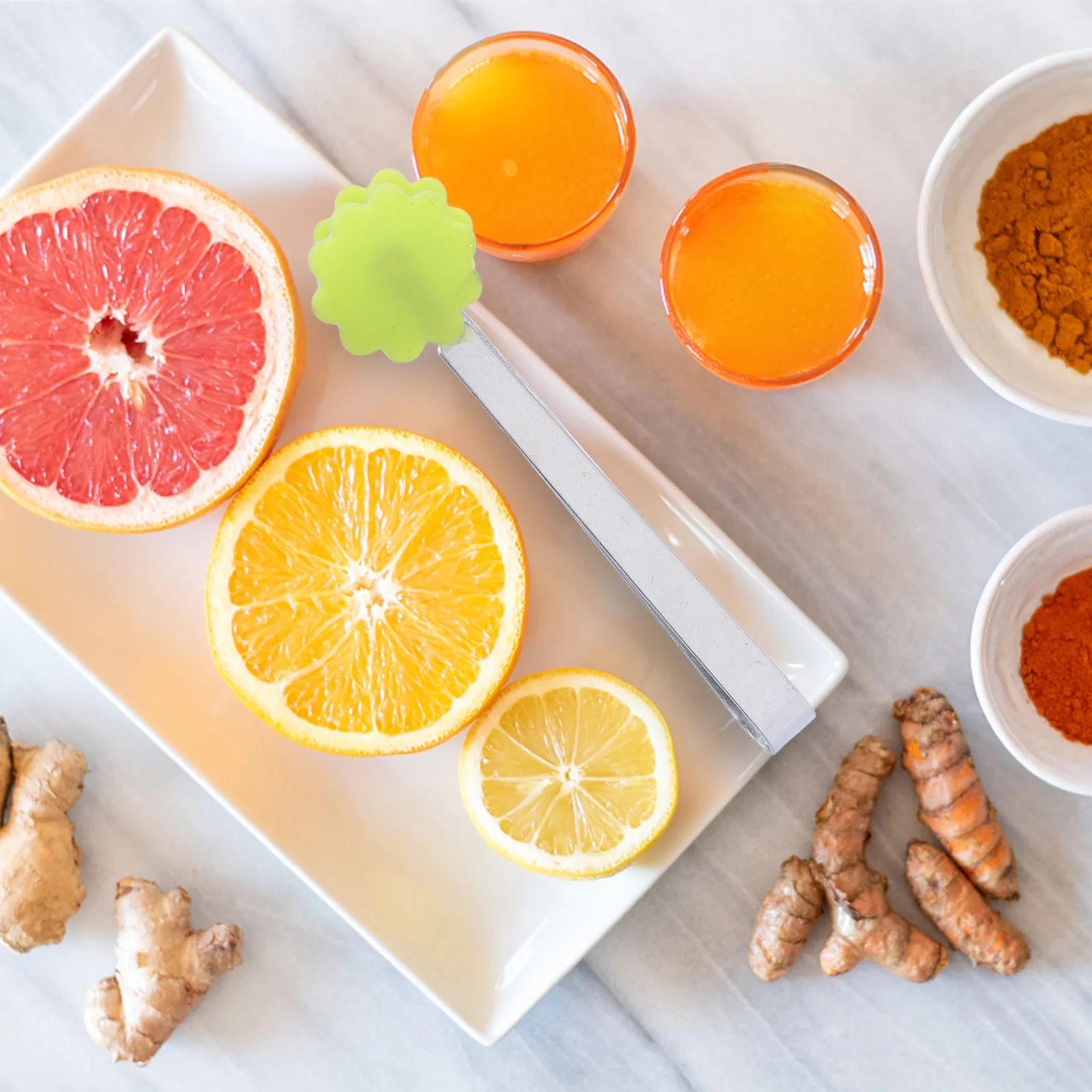 

5Pcs Food Clips Stainless Steel Silicon Bread Tong Heat Resistant Bbq Tools Serving Salad Meat Steak