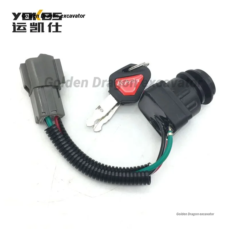 For Excavator Part Rc411-53964 Hrc40-53960 Ignition Switch Short Line Kubota Kx41 Kx71 Kx080 Kx91 Kx121 Kx161 U15 U25 U35 U45