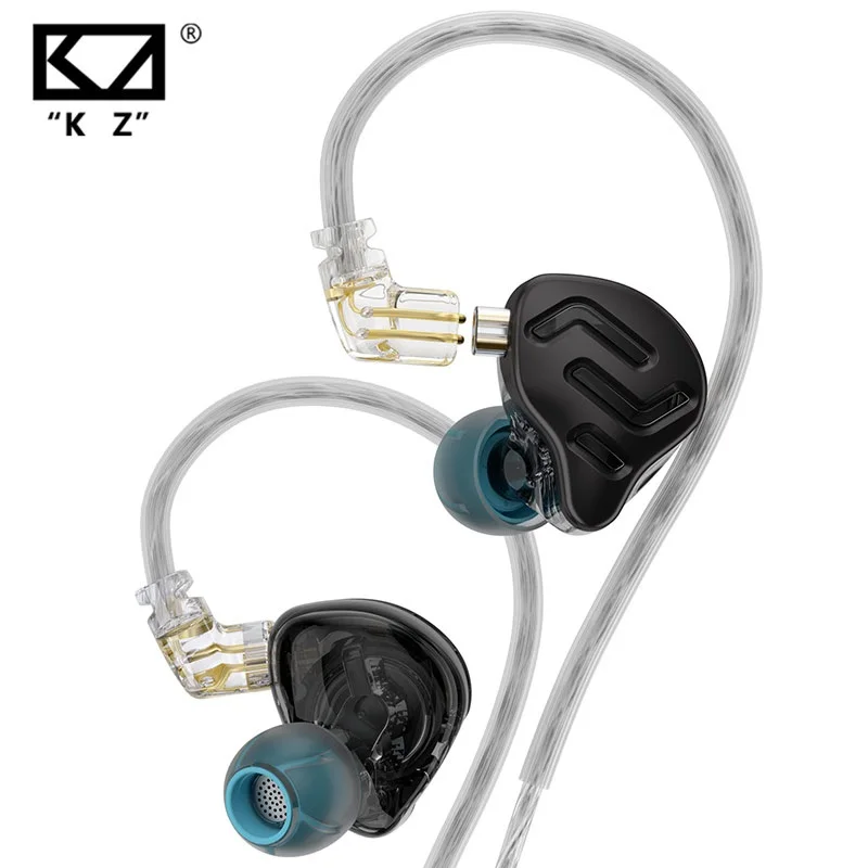 KZ ZNA Wired Metal Earphones In Ear Monitor Headphones 12MM Dual-magnetic & Cavity Dynamic HiFi Bass Sports Earbuds Game Headset