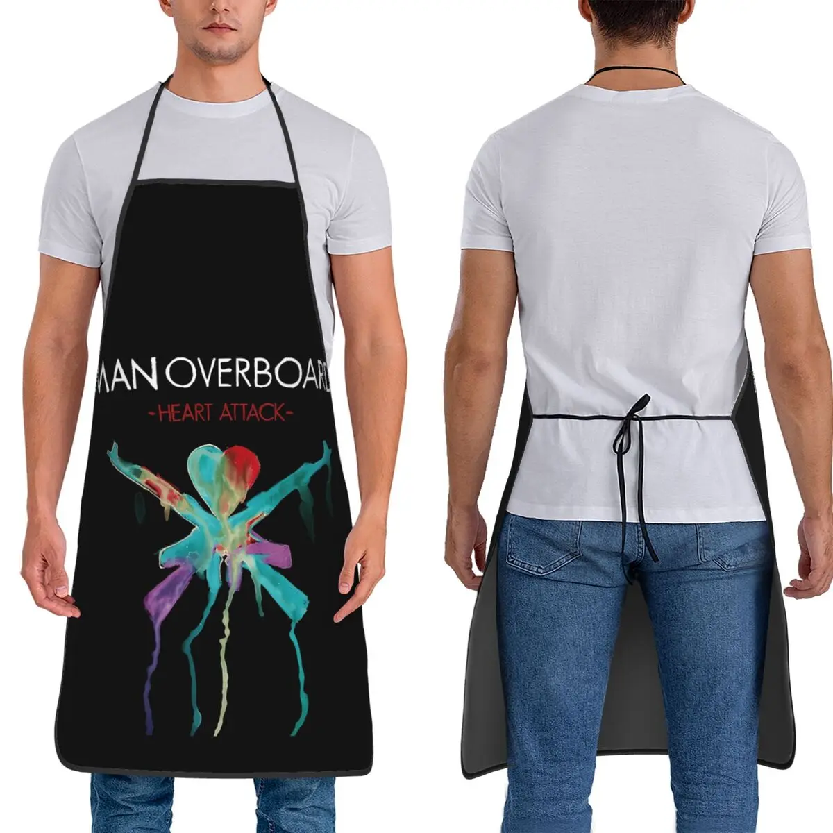 

Фартук с сердечком, фартук для шеф-повара, приготовления пищи, выпечки, водонепроницаемый нагрудник, кухонный сарафан для чистки для женщин и мужчин, садоводства