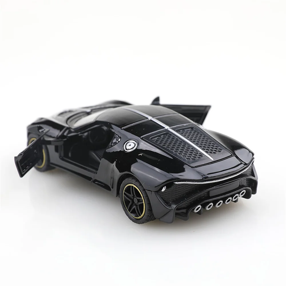 Simulated alloy car sports car model with adjustable door decorations for boys as exquisite gifts