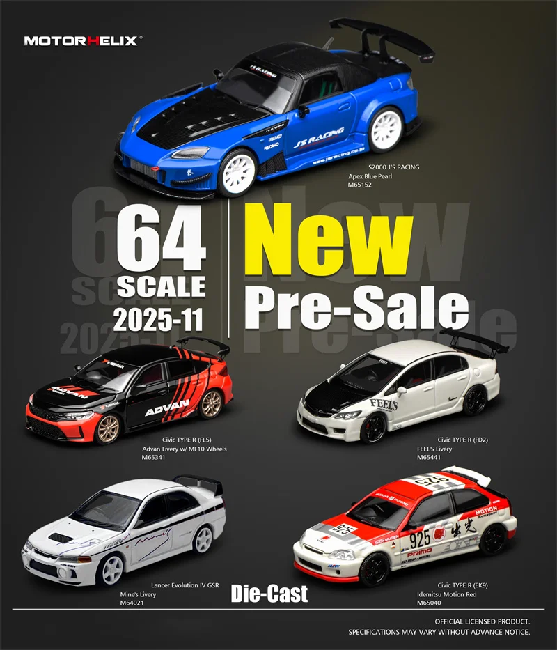 **PreOrder** MOTORHELIX 1:64 model car **PreOrder**