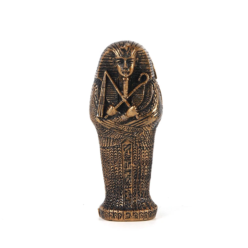 Altes Ägypten Mumie Sarg Ornament Abnehmbarer Harz Pharao Kleopatra Pyramide Gaze Geschenk Souvenir Simulation Kunsthandwerk – Detail 3