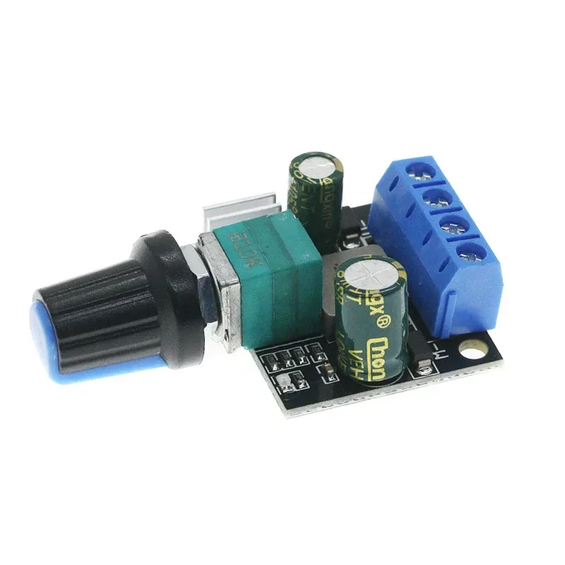 Cooling fan speed regulator fish tank submersible pump PWM DC motor brushless chassis with brush switch LED dimming image 6