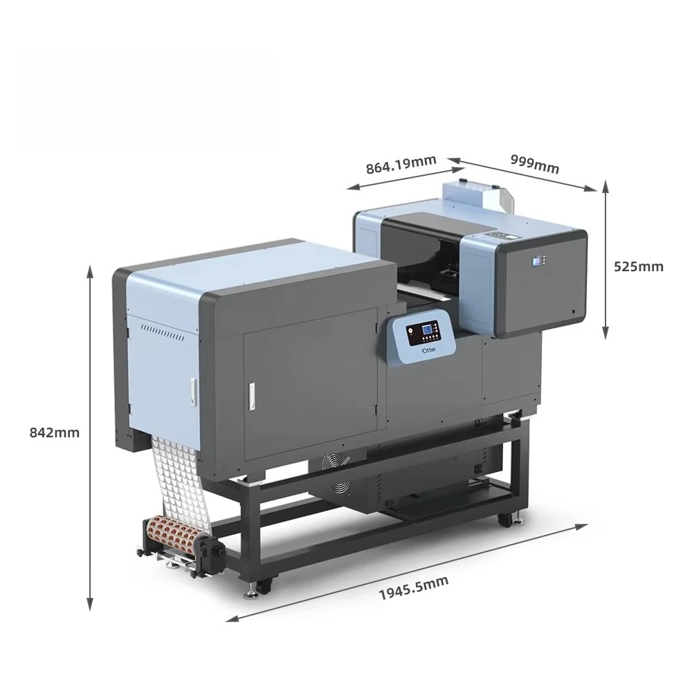 Factory OtterPro All-In-One DTF Printer Dual I1600 Print Head Pet Film Industrial DTF Printer with Shaker and Dryer Oven
