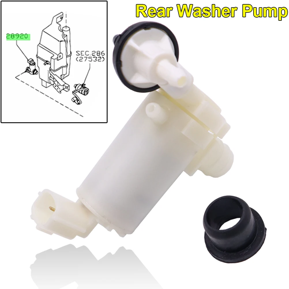 Car Front Rear Windshield Wiper Washer Motor Pump Motor For Mazda 2 07-14