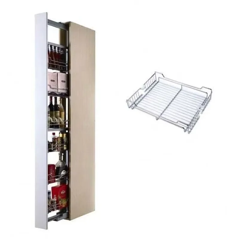 Sturdy, stylish, and environmentally friendly heavy-duty pull-out storage racks for kitchen cabinets, homes, hotels, and food
