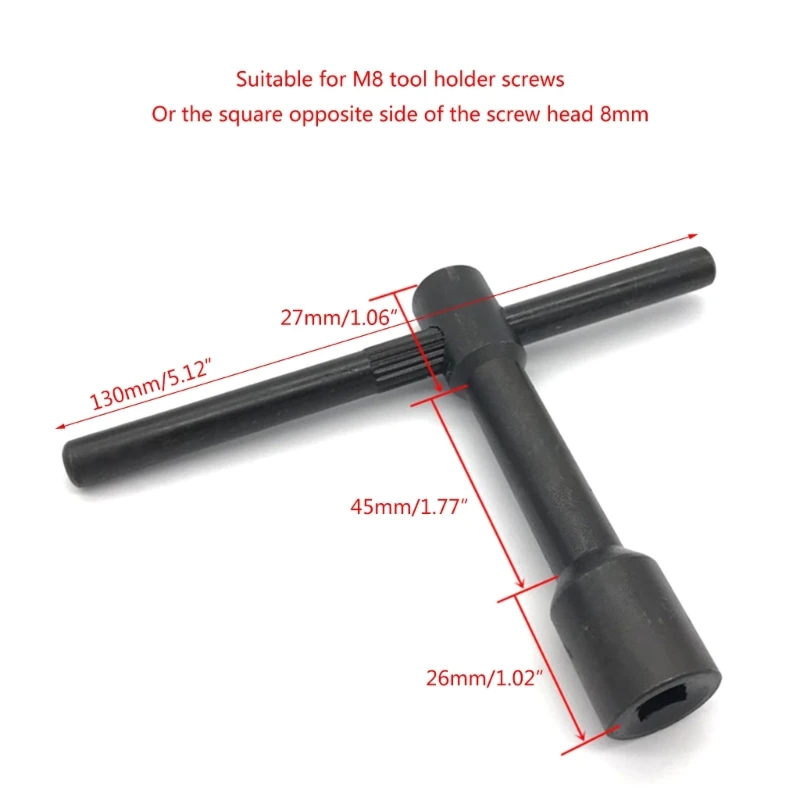 Screw Wrench 8mm 10mm 12mm Steel Screw Wrench Inner Square for CNC Router DropShipping