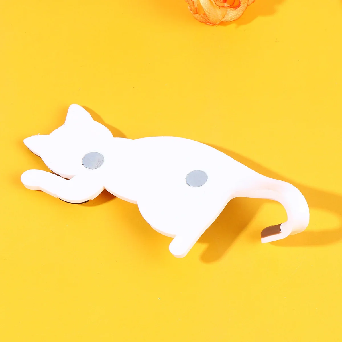 

Magnet Fridge Magnetic Shopping List Magnets for Cute White Sticker Cartoon Hook Cat